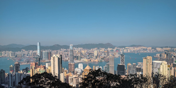 Victoria Peak in Hong Kong