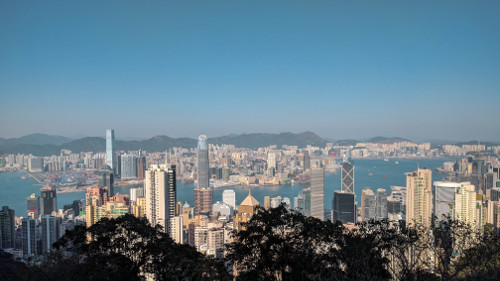 Victoria Peak in Hong Kong