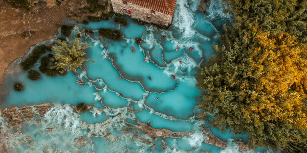 Thermal Hot Springs in Saturnia - Cascate del Mulino