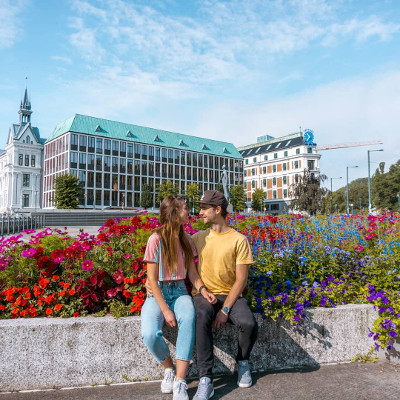 Flowers in Oslo, Norway