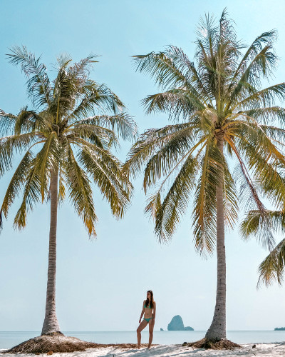 Beach in northern part of Koh Yao Yai, Thailand