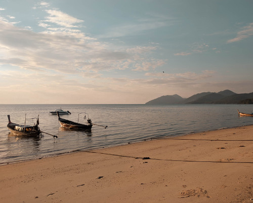 Sunrise at the beach in Koh Yao Yai, Thailand