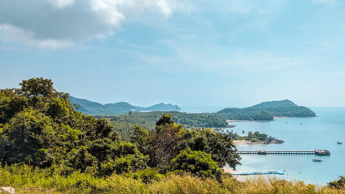 Ocean view viewpoint in Koh Yao Yai, Thailand