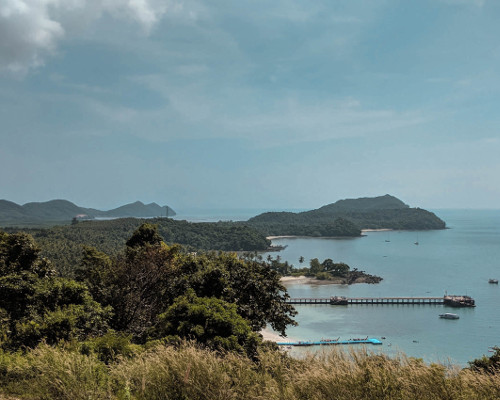 View over the ocean in Koh Yao Yai, Thailand