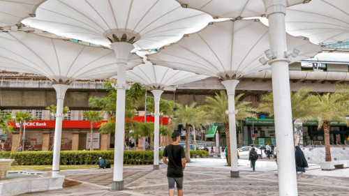 Masjid Jamek Square in Kuala Lumpur