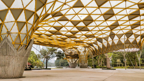 Canopy in the Perdana Botanical Garden in Kuala Lumpur