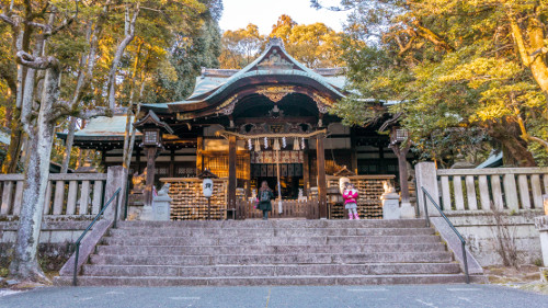Okazaki Shrine in Kyoto, Japan