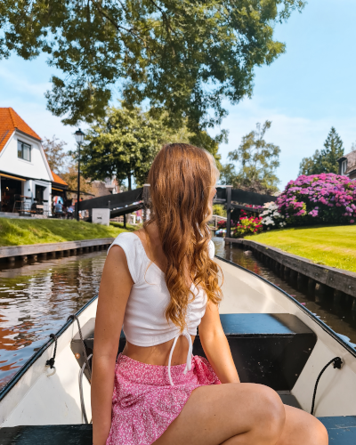 Fairytale village Giethoorn in the Netherlands