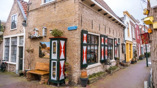 Achter de Vismarkt in Gouda, the Netherlands