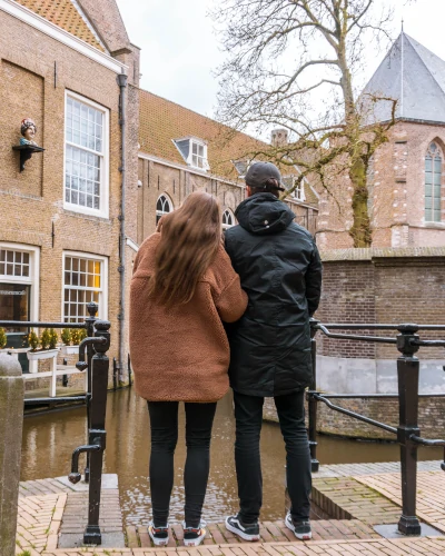 Instagrammable place Achter de Kerk in Gouda, the Netherlands