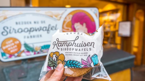 Kamphuisen Siroopwafel Fabriek in Gouda, the Netherlands