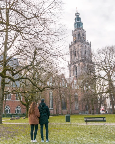 Instagrammable place Martinikerkhof in Groningen, the Netherlands