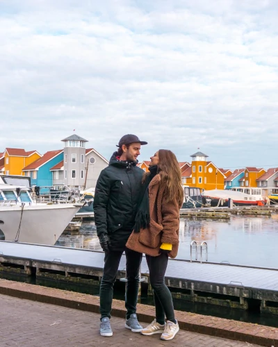 Instagrammabel place Reitdiephaven in Groningen, the Netherlands