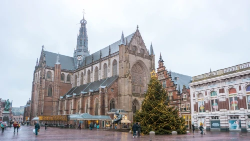 Grote of Sint-Bavokerk in Haarlem, the Netherlands