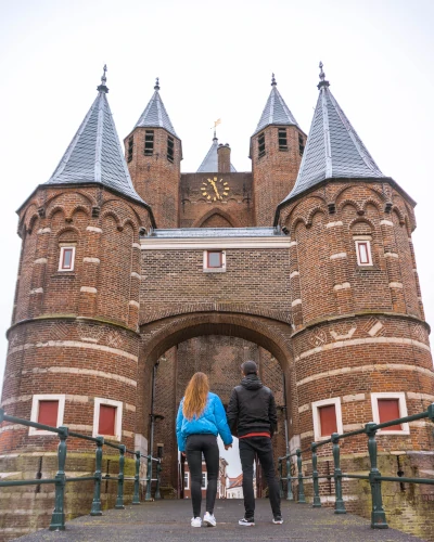 Amsterdamse Poort in Haarlem, the Netherlands