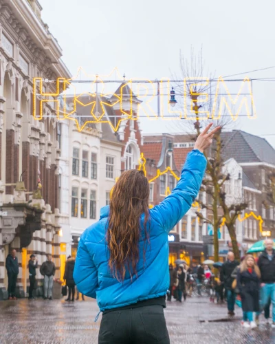 Lights in Haarlem, the Netherlands