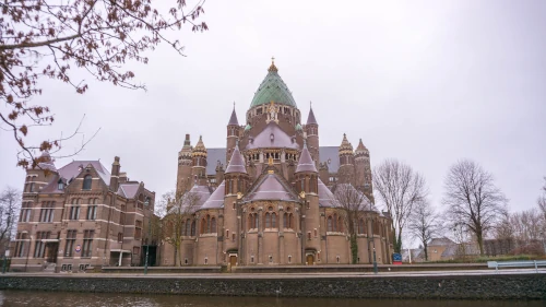 Kathedrale Basiliek Sint Bavo in Haarlem, the Netherlands