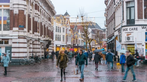 City center of Haarlem, the Netherlands