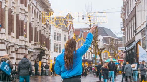 City center of Haarlem, the Netherlands