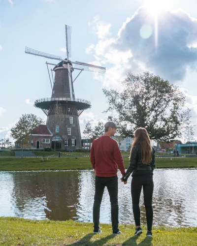 Molen De Valk in Leiden, the Netherlands