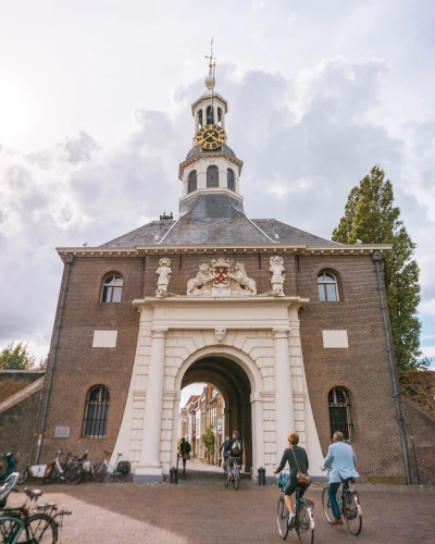 Zijlpoort in Leiden, the Netherlands