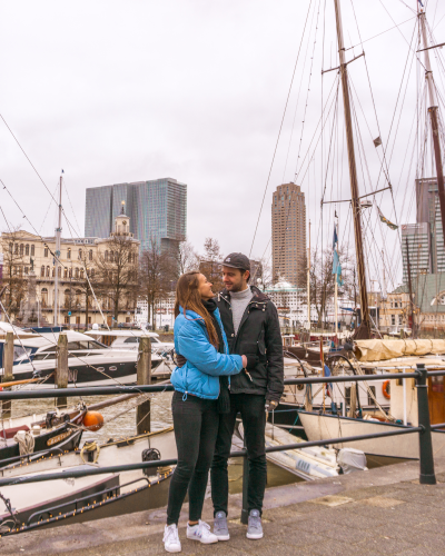 Instagrammable Place at Veerhaven in Rotterdam, the Netherlands