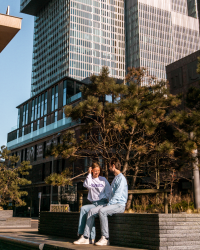 Instagrammable Place at Wilhelminapier in Rotterdam, the Netherlands