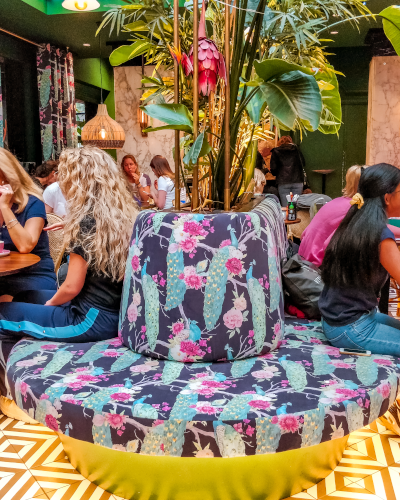 Interior at the Streetfood Club in Utrecht, the Netherlands