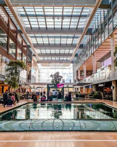 Hoog Catharijne Shopping Mall in Utrecht, the Netherlands