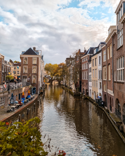 The Oudegracht in Utrecht, the Netherlands