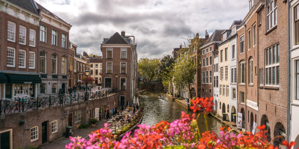 The Oudegracht in Utrecht, the Netherlands