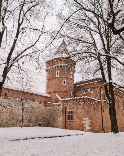 City Walls in Kraków, Poland