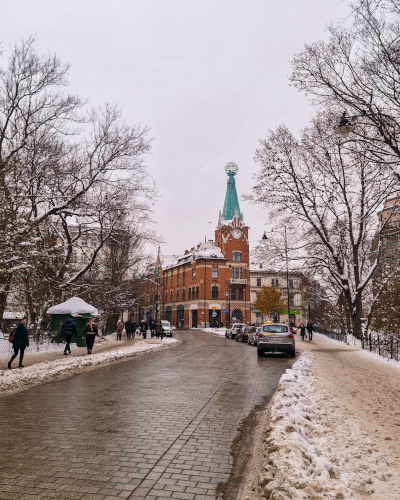 Planty Park in Kraków, Poland