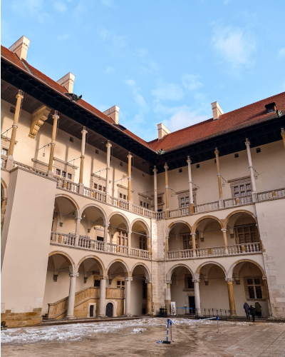 Wawel Castle in Kraków, Poland