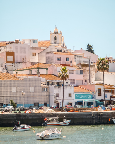 Ferragudo in the Algarve Coast, Portugal