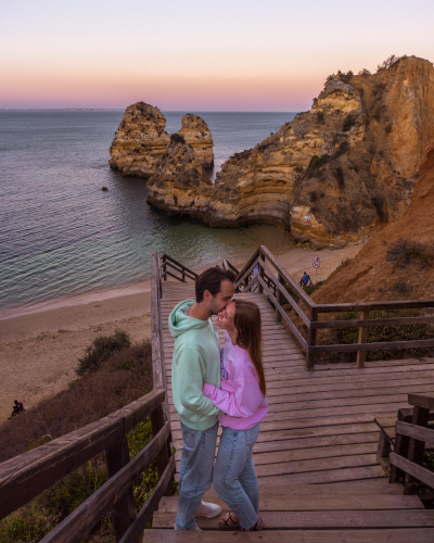 Praia do Camilo in the Algarve, Portugal