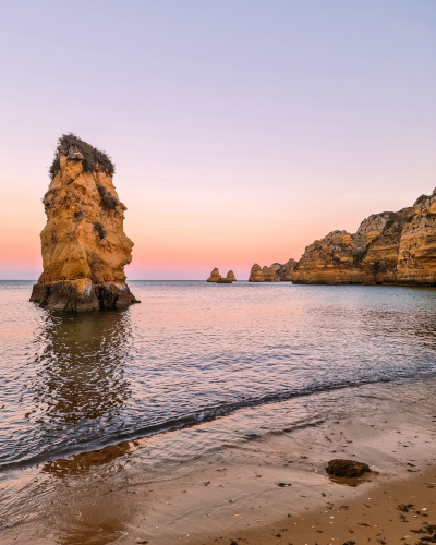 Praia Dona Ana in Lagos, Portugal