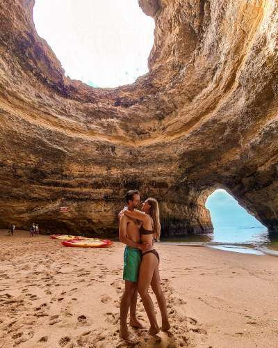 Benagil Cave in the Algarve, Portugal