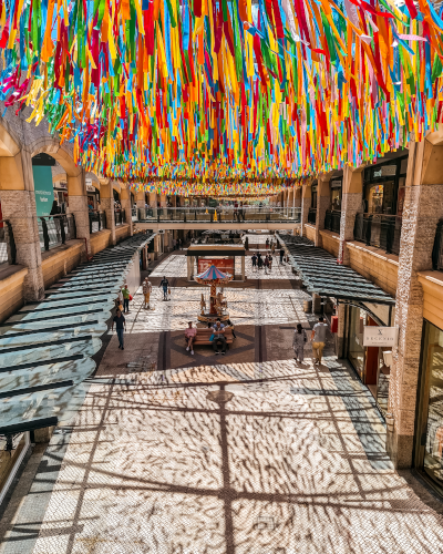 Shopping at Forum in Aveiro, Portugal