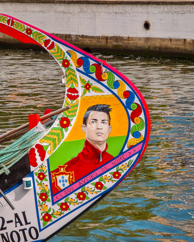 Moliceiro Boats in Aveiro, Portugal