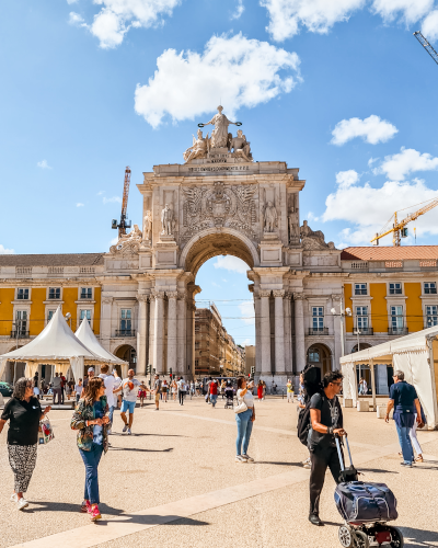 Arco da Rua Augusta in Lisbon, Portugal