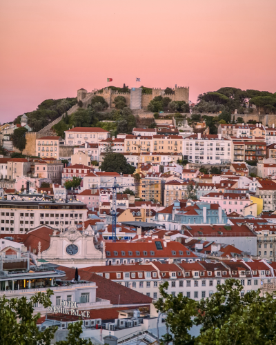 Castelo de São Jorge in Lisbon, Portugal