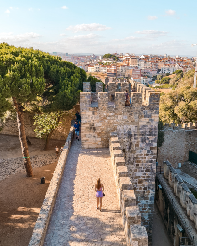 Castelo de São Jorge in Lisbon, Portugal