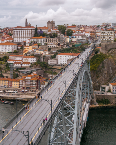 Dom Luís I Bridge in Porto, Portugal
