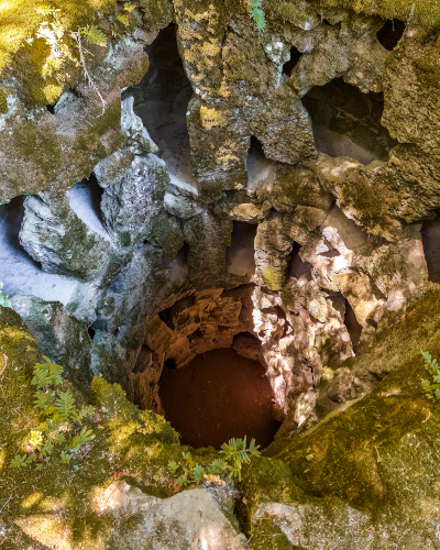 Gardens of Quinta da Regaleira in Sintra, Portugal