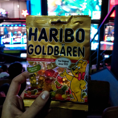 Haribo candy at the LoL esports match in Seoul, Korea