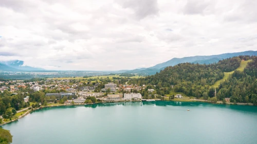 Bled Castle at Lake Bled in Slovenia