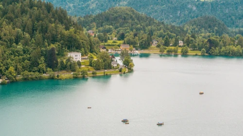 Bled Castle at Lake Bled in Slovenia