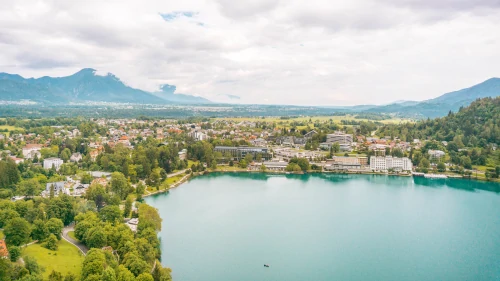 Bled Castle at Lake Bled in Slovenia