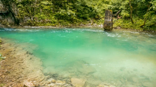 Vintgar Gorge near Lake Bled in Slovenia